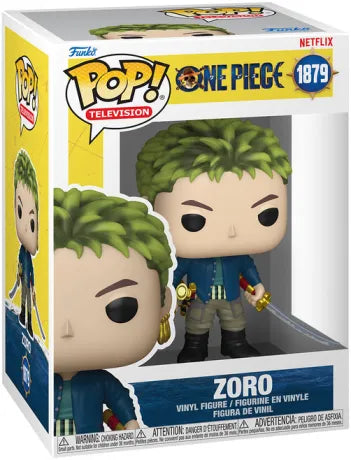 ⚔️🟢 Funko Pop! Television N°1879 – Zoro – One Piece (Netflix) 🟢⚔️