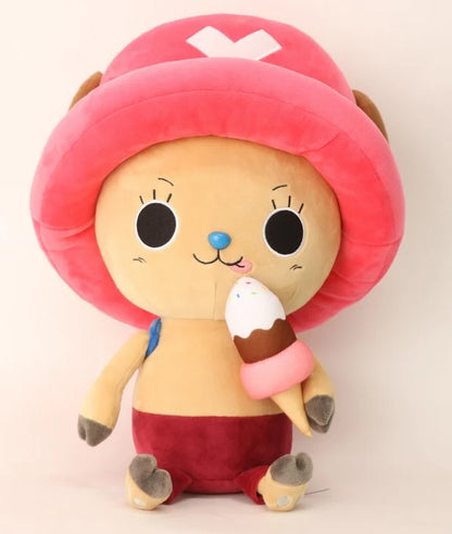 🍦🦌 One Piece – Tony Tony Chopper with Ice Cream – Peluche – 45 cm 🦌🍦