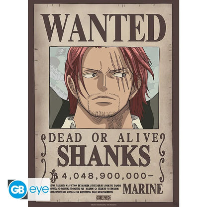 🏴‍☠️🔥 One Piece – Wanted Shanks & Barbe Noire – Set de 2 posters 52 x 38 cm 🔥🏴‍☠️