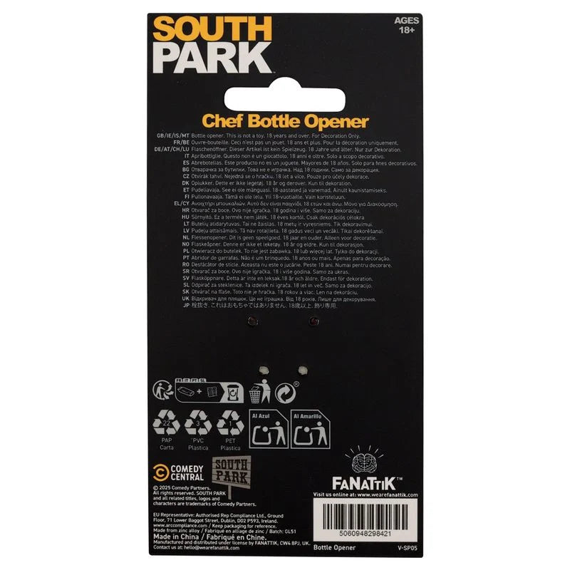 👨🏾‍🍳🍺 Ouvre-Bouteille Chef – South Park – Édition Limitée 🎶😂