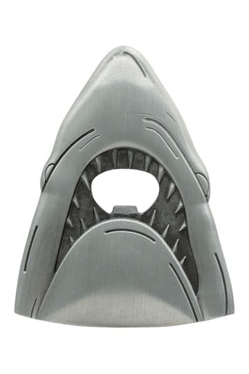 Ouvre-bouteille Jaws – Requins (Édition Limitée) – 87 x 70 mm. Design en forme de mâchoires de requin avec aimants au dos. Produit officiel Universal.