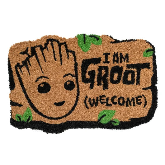 🌿🪵 Paillasson Groot “I Am Groot (Welcome)” – 60 x 40 cm – Marvel 🦸‍♂️🚪