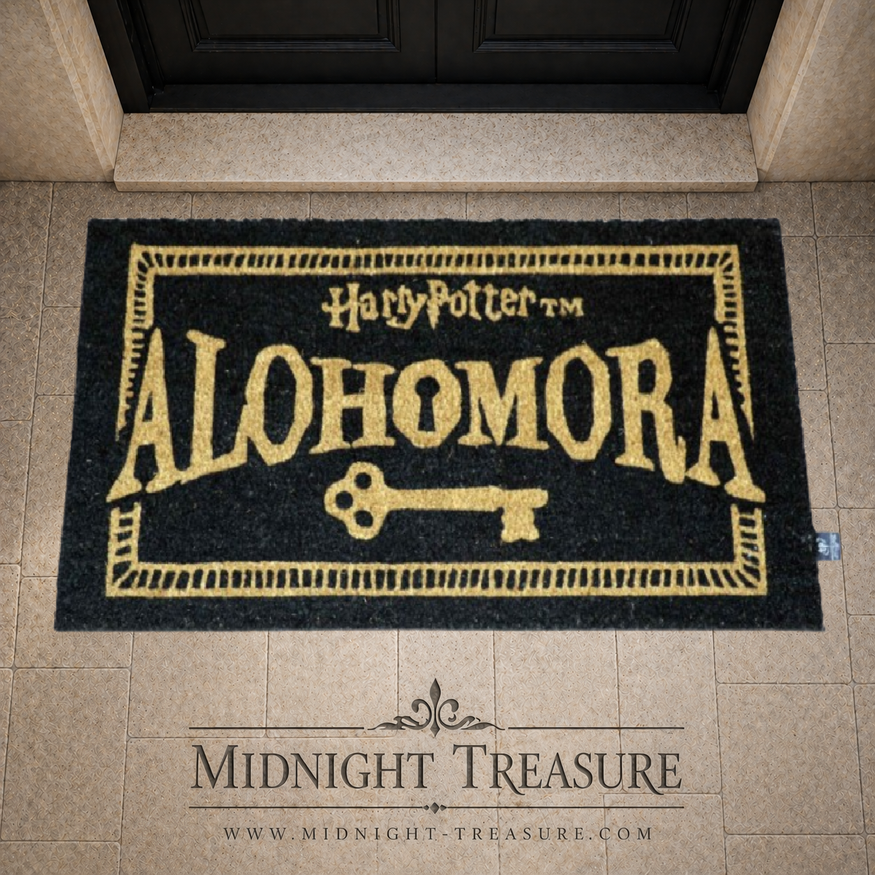 🪄🔑 Harry Potter – Alohomora – Paillasson 60 x 40 cm 🔑🪄
