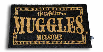🧙‍♂️✨ Paillasson Harry Potter “Muggles Welcome” – 60 x 40 cm 🪄🚪