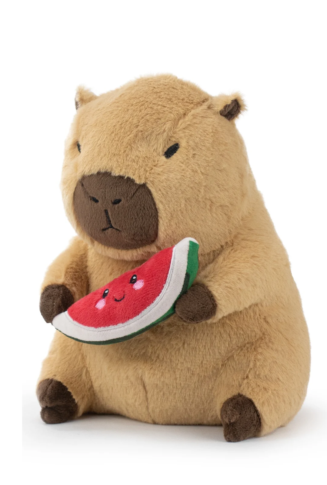 🍉🐹 Peluche Capybara avec Pastèque – 24 cm 🍉🐹