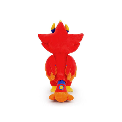 Peluche Castlevania: Nocturne – Suzaku – 22 cm. Créature flamboyante et colorée, symbole de feu et de renaissance, fidèle à l’univers de la série animée.