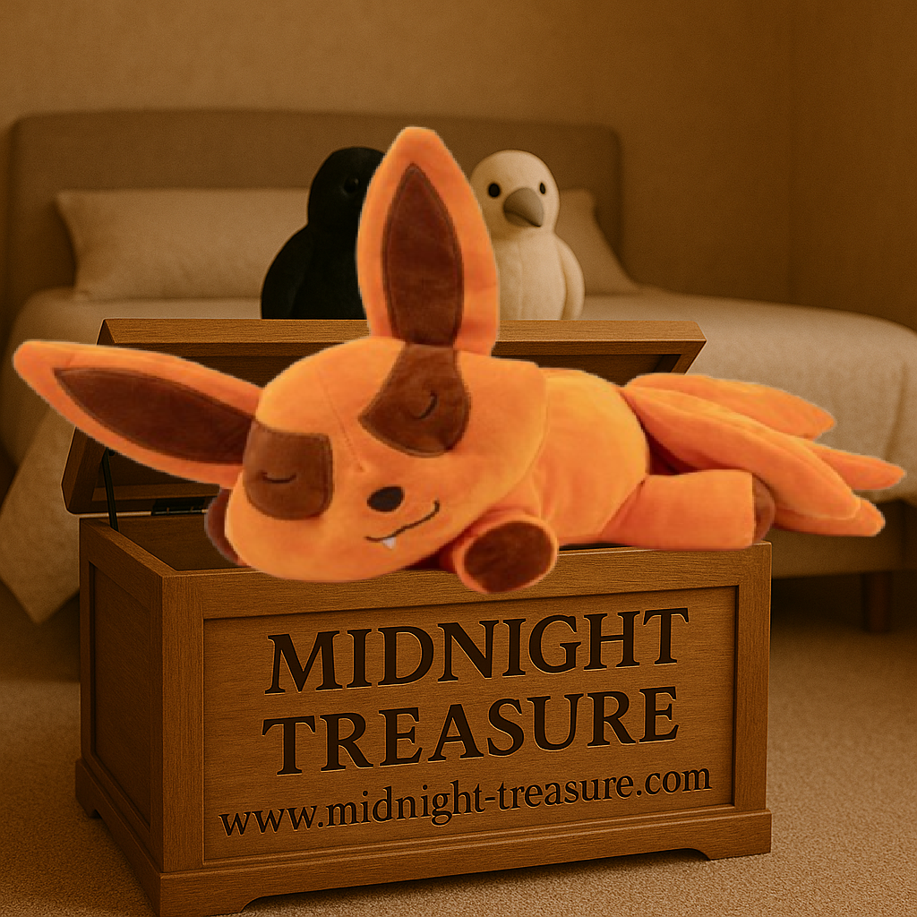 Peluche Naruto Shippuden – Kurama Couché – 43 cm (queue comprise) – Officielle. Kurama allongé, regard perçant et queues déployées. Un incontournable pour les fans de Naruto.