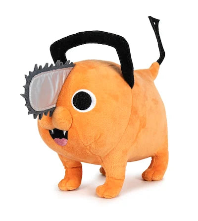 Peluche Pochita Chainsaw Man – 27 cm. Peluche kawaii représentant Pochita avec son design fidèle et attendrissant, idéale pour les fans d’anime et de manga.