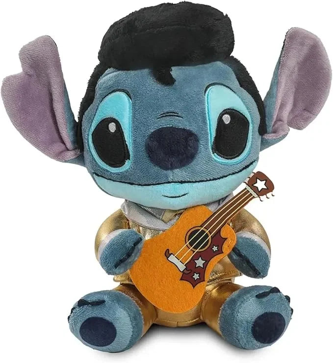 🎸✨ Peluche Stitch – Elvis Gold – Kidrobot – 25 cm ✨🎸