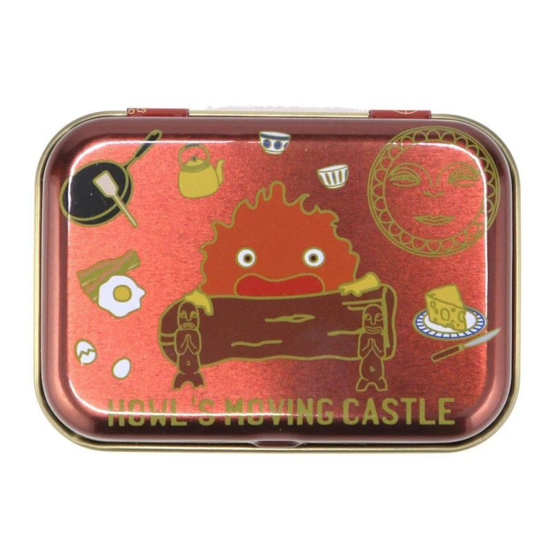 🔥🏰 Le Château ambulant – Calcifer – Petite boîte métal – 8 cm 🏰🔥