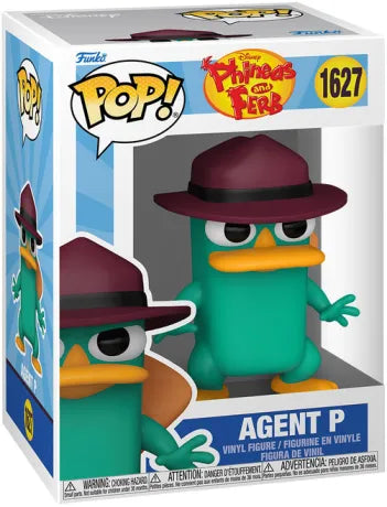🕵️‍♂️🦆 Funko Pop! N°1627 – Agent P (Agent P / Perry l’Ornithorynque) – Phineas and Ferb  – Disney 🦆🕵️‍♂️