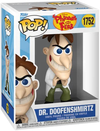🧪🦆 Funko Pop! N°1752 – Dr. Doofenshmirtz – Phineas and Ferb (Phinéas et Ferb) 🦆🧪