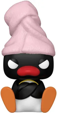 🐧🛁 Funko Pop! N°2055 – Pingu (Bath Towel) (Pingu avec serviette de bain) – 2025 Fall Convention Limited Edition – 5 000 pièces – Pingu 🛁🐧