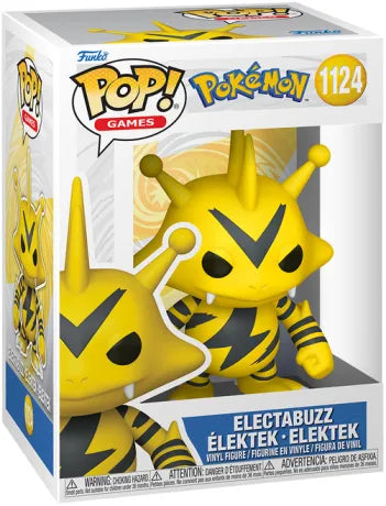 ⚡🟡 Funko Pop! Games N°1124 – Electabuzz (Élektek) – Pokémon 🟡⚡
