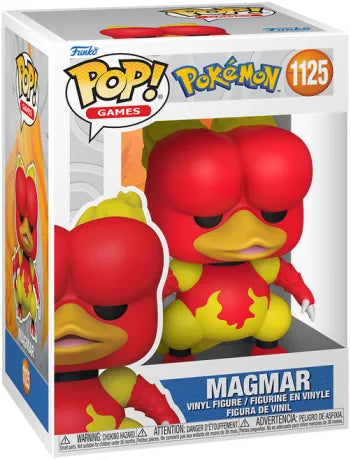 🔥🦆 Funko Pop! Games N°1125 – Magmar – Pokémon 🔥🦆
