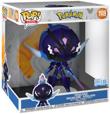 🔥⚔️ Funko Pop! Games N°1149 – Ceruledge (Malvalame / Azugladis) – Pokémon [10 Inch / 25 cm] ⚔️🔥