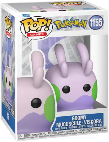 💜🐉 Funko Pop! Games N°1155 – Goomy (Mucuscule / Viscora) – Pokémon 🐉💜