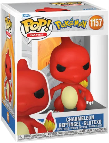 🔥🐉 Funko Pop! Games N°1157 – Charmeleon (Reptincel) – Pokémon 🐉🔥