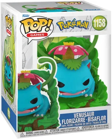 🌿🐸 Funko Pop! N°1158 – Venusaur (Florizarre / Bisaflor) – Pokémon 🐸🌿