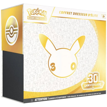 ⚡🏆 Pokémon – 30ème Anniversaire – Coffret Dresseur d’Élite (Elite Trainer Box) – FR 🏆⚡