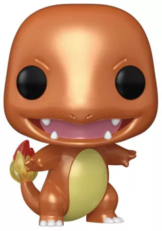 🔥✨ Funko Pop! Games N°455 – Charmander (Salamèche) Metallic – SDCC Summer Convention 2022 🔥✨