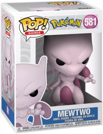 🧬🟣 Funko Pop! N°581 – Mewtwo – Pokémon 🟣🧬PRODUIT RESCAPÉ