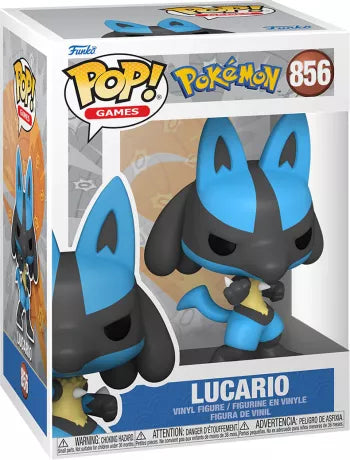 🥊💙 Funko Pop! Games N°856 – Lucario – Pokémon 💙🥊
