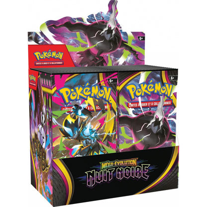 ⚡🌑 Pokémon – Display 36 boosters – Méga-Évolution : Nuit Noire (ME05) – FR 🌑⚡