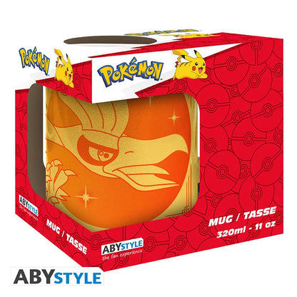 🔥🪽 Pokémon – Ho-Oh – Mug effet doré 320 ml 🪽✨