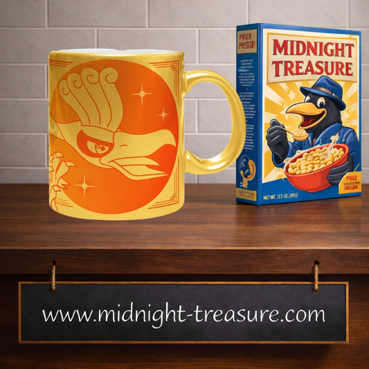 Mug Pokémon Ho-Oh 320 ml ABYstyle en céramique avec finition dorée métallisée et illustration du Pokémon légendaire numéro 250.