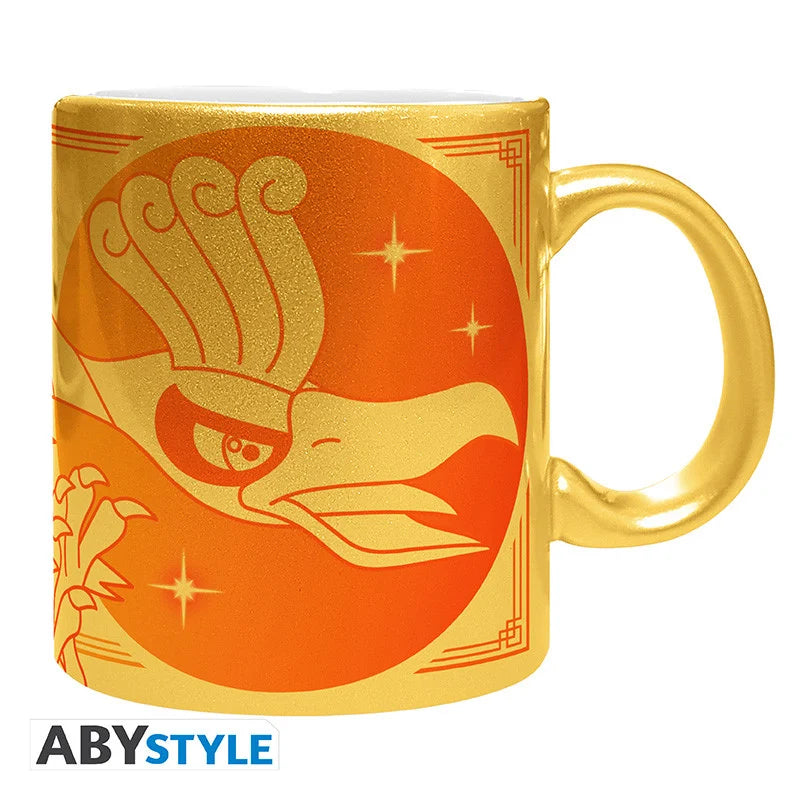 🔥🪽 Pokémon – Ho-Oh – Mug effet doré 320 ml 🪽✨