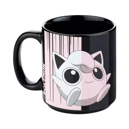 🎀✨ Pokémon – Rondoudou – Mug noir 320 ml ✨🎀