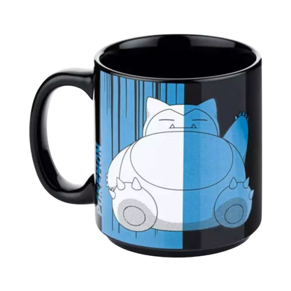 💤💙 Pokémon – Ronflex – Mug noir 320 ml 💙💤