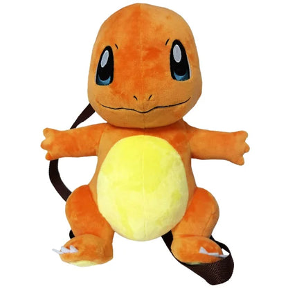 🔥🎒 Pokémon – Salamèche – Sac à dos peluche 3D – 35/36 cm 🎒🔥