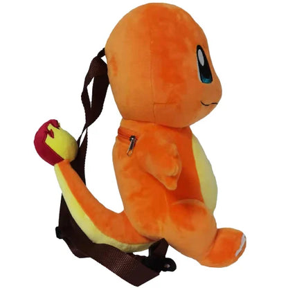🔥🎒 Pokémon – Salamèche – Sac à dos peluche 3D – 35/36 cm 🎒🔥