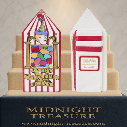 🍬✨ Porte-cartes Loungefly – Harry Potter Bertie Bott’s Every Flavour Beans ✨🍬 9 x 15 cm