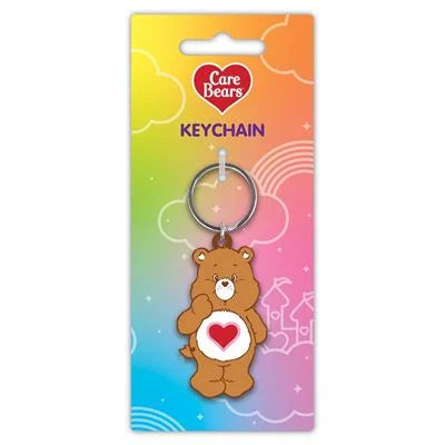 🧸❤️ Bisounours – Grosbisou (Tenderheart Bear) – Porte-clés en PVC ❤️🧸