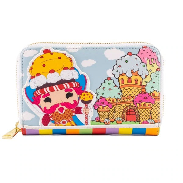 Portefeuille Loungefly – Candy Land – Hasbro – 15 x 16 cm. Design coloré avec le Roi Candy et son château, intérieur bonbonné. Un accessoire fun pour les fans de jeux rétro.

