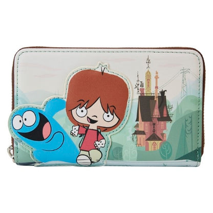 Portefeuille Loungefly – Foster’s Home for Imaginary Friends – Mac & Blue – 12 x 10 cm. Portefeuille vert coloré avec Mac, Blue et la maison Foster. Parfait pour les fans de Cartoon Network et les nostalgiques.

