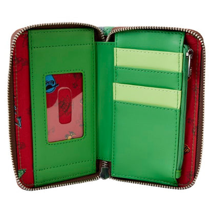 Pack Loungefly Foster’s Home for Imaginary Friends – Sac à dos 23x27x11 cm + portefeuille 12x10 cm. Ensemble collector coloré inspiré de la série Cartoon Network, avec Mac, Bloo et la maison Foster.

