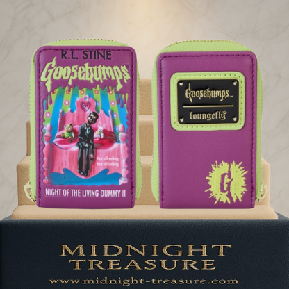 👛📚 Portefeuille Loungefly – Goosebumps / Chair de Poule – Night of the Living Dummy II 👻🧠