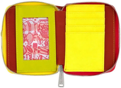 Portefeuille Loungefly – Bob l’Éponge Plankton Pâté de Crabe – 13 x 10 cm. Portefeuille en simili cuir avec design burger 3D et doublure thématique.