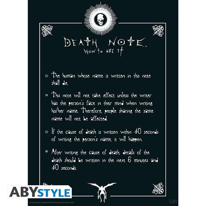 📓💀 Death Note – Light & Ryuk – Set de 2 posters 52 x 38 cm 👁️⚫