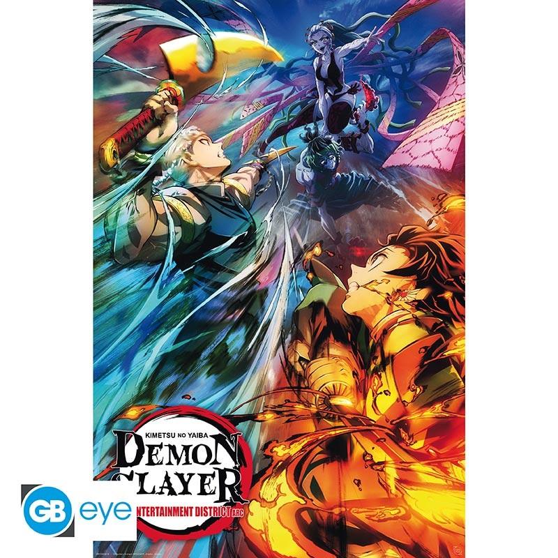 🗞️🔥 Demon Slayer – Key Art 2 – Arc du Quartier des Plaisirs – Poster 91 x 61 cm 🔥⚔️