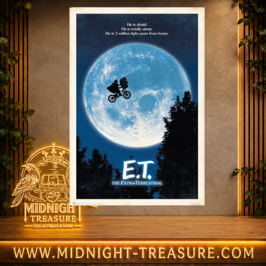 🖼️🌙 Poster Collector – E.T. l’Extra-Terrestre – Poster 61 x 91,5 cm – Cinéma Culte & Émotionnel 🌙🖼️