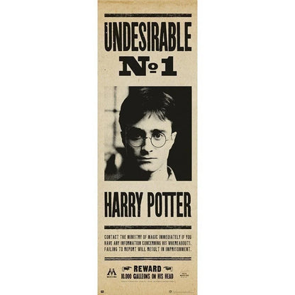 🧙‍♂️🚫 Harry Potter – Indésirable N°1 – Poster de porte 53 x 158 cm 📰⚡