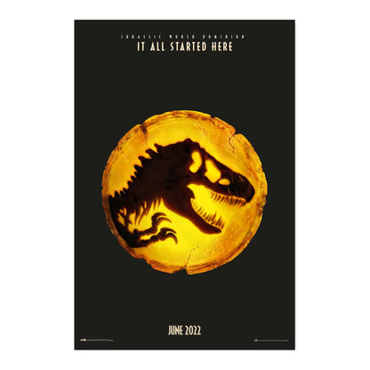 🦖🔥 Jurassic World – Dominion – It All Started Here – Poster 61 x 91 cm 🔥🦖