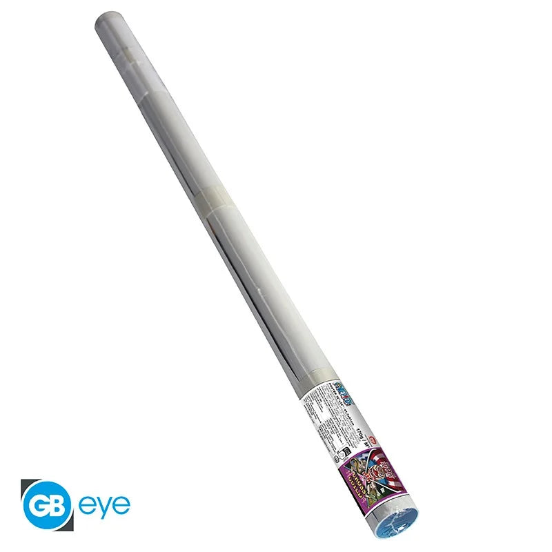 Poster One Piece – Cross Guild – 91 x 61 cm. Illustration de Buggy, Dracule Mihawk et Sir Crocodile réunis au sein de la Cross Guild.