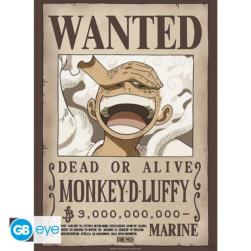 🗞️⚔️ One Piece – Wanted Luffy & Zoro – Set de 2 posters 52 x 38 cm ⚔️🏴‍☠️