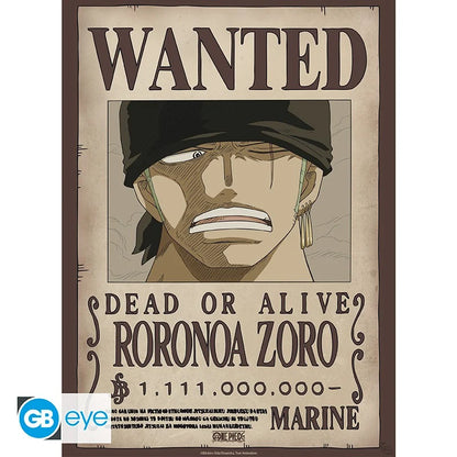 🗞️⚔️ One Piece – Wanted Luffy & Zoro – Set de 2 posters 52 x 38 cm ⚔️🏴‍☠️